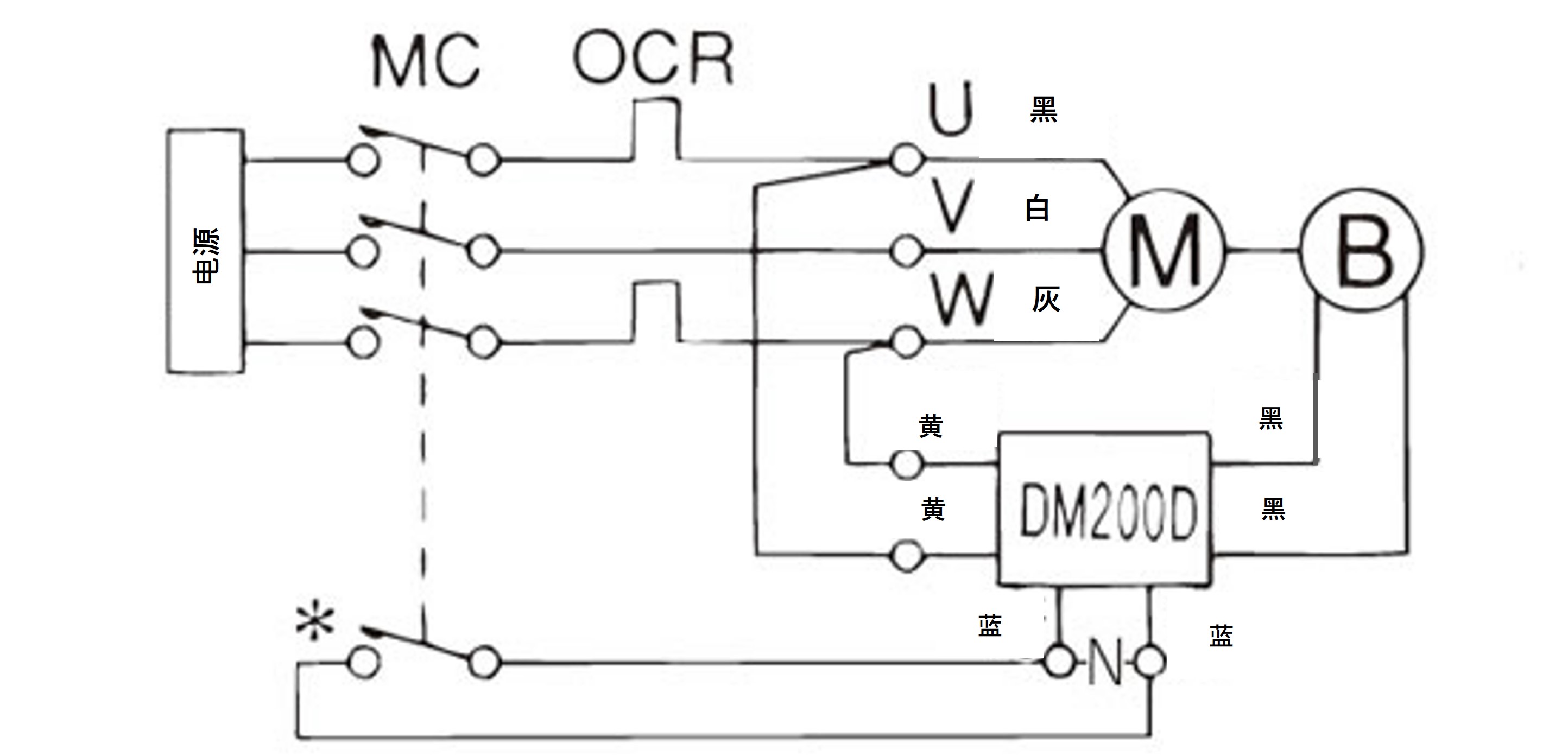 三相モータ 標準電圧 直流別切り