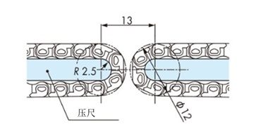 WT0405-W形の突合せレイアウト