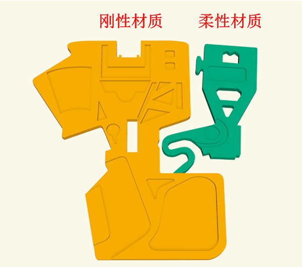 挠曲部也是一体构造