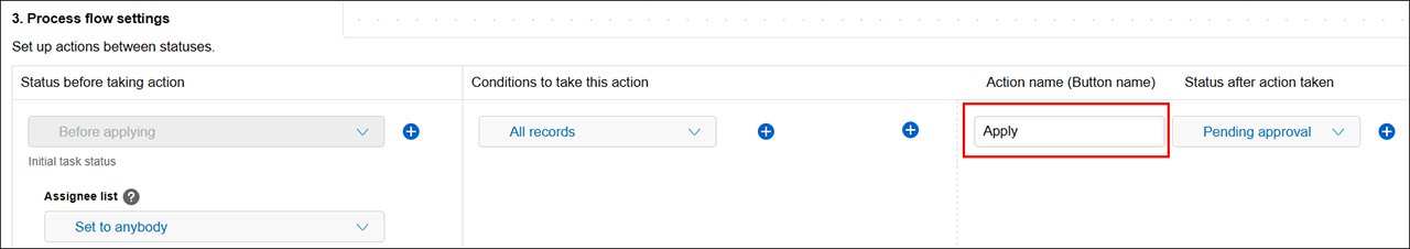 Screenshot: "Action name (Button name)"