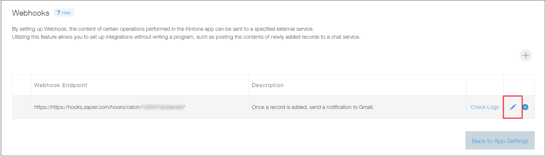 Screenshot: The "Edit" icon is highlighted