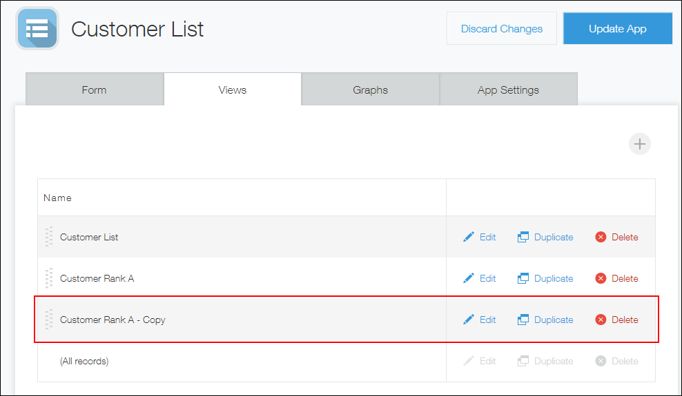 Screenshot: "Duplicate" is highlighted