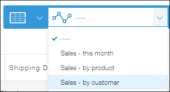 Screenshot: The "Graph" drop-down list is displayed