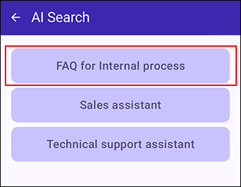 Screenshot: A list of AI Search chatbots