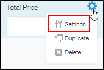 Screenshot: The "Field settings" icon is highlighted on the field where the field code will be changed