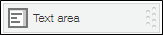 Screenshot: A "Text area" field