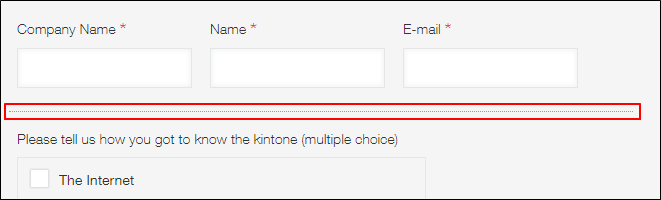Screenshot: A "Border" field is outlined