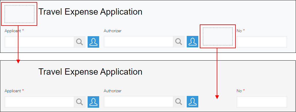 ภาพหน้าจอ: กำลังเพิ่มช่องว่างโดยใช้ช่อง "ช่องว่างว่าง"