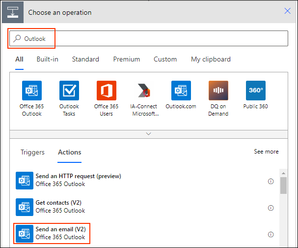 Screenshot: หน้าจอสำหรับเลือกการดำเนินการ