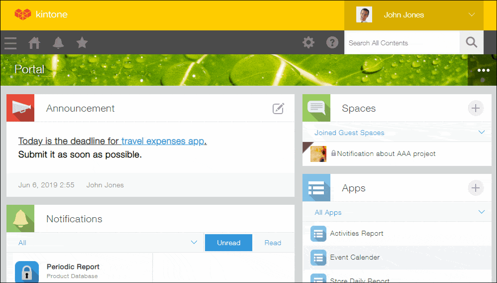 แอนิเมชัน: การสร้างแอปใหม่จาก Kintone Portal