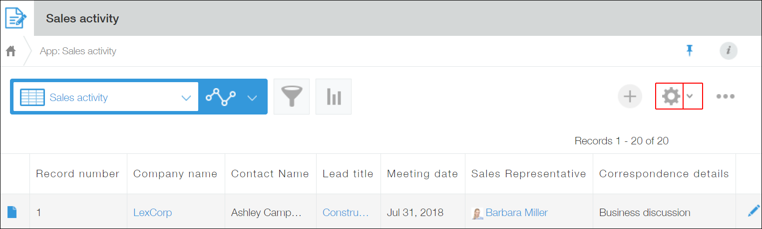 截图：打开［应用的设置］页面