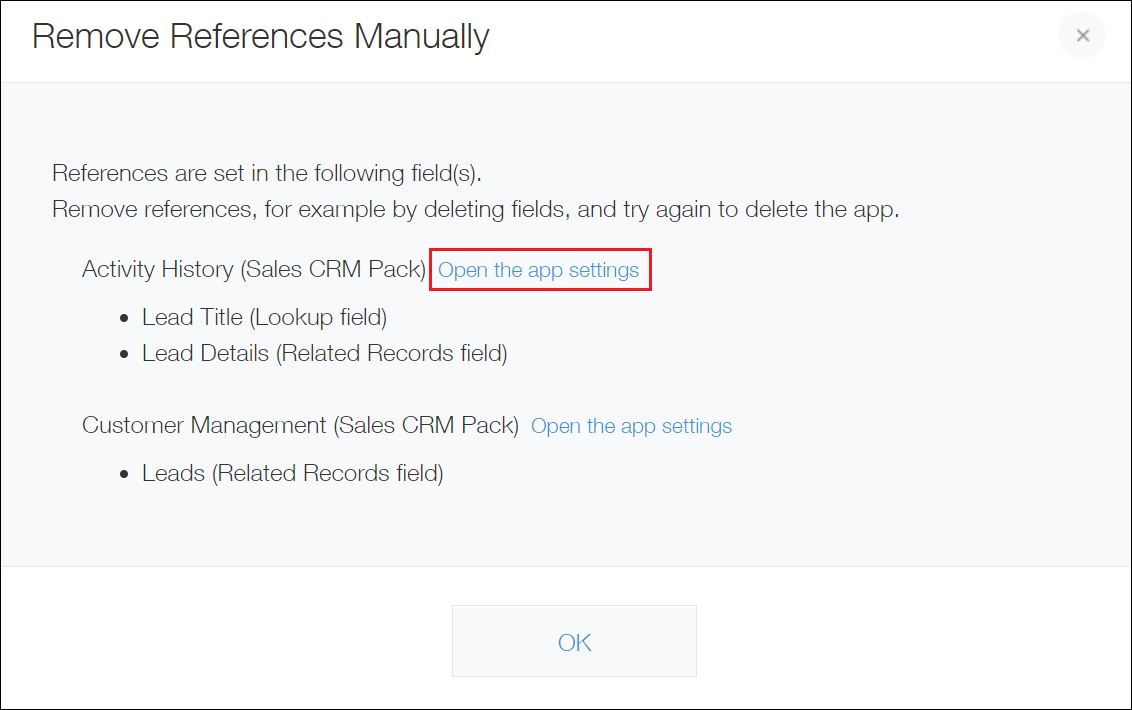 截图：用线框圈出[打开应用的设置]的链接