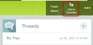 截图：用线框圈出［收藏］按钮