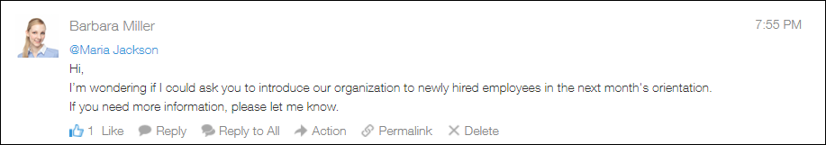 截圖：顯示已填寫的回覆