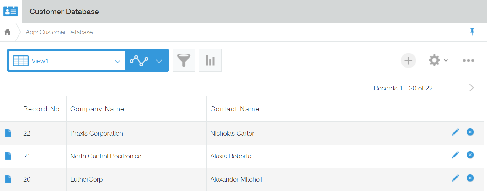 截圖：［記錄清單］畫面