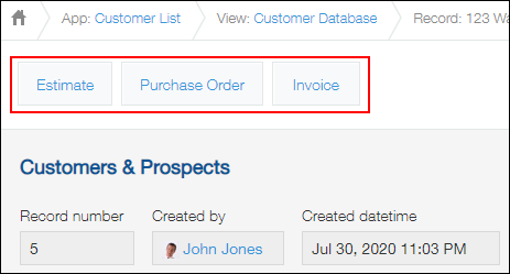 截圖：顯示多個動作按鈕