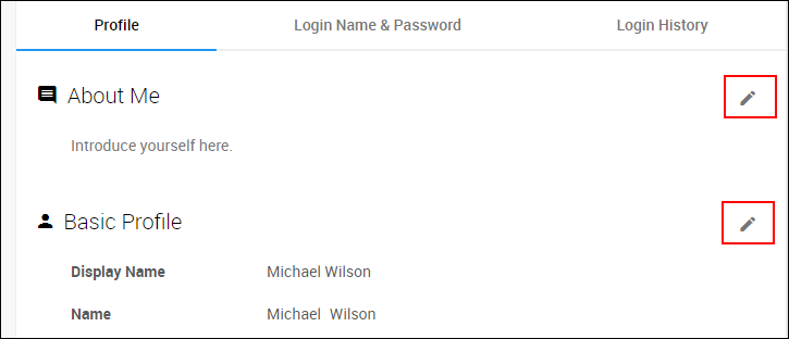 Screenshot: The change button is highlighted