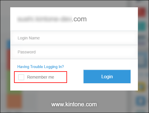 截图：未勾选［记住此账号］的复选框