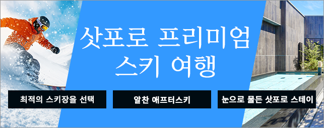 삿포로에서 최고 스키 여행