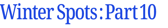 冬のおすすめスポット　その10