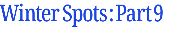 冬のおすすめスポット　その9