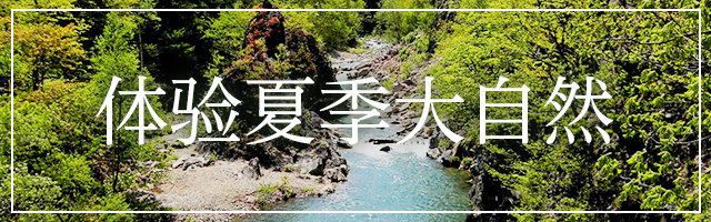 夏の大自然を体感