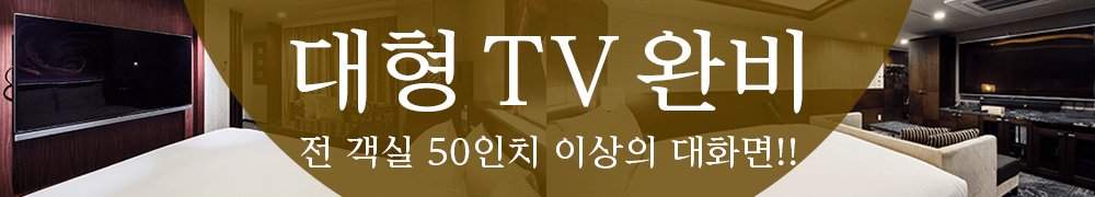 대형 TV 완비