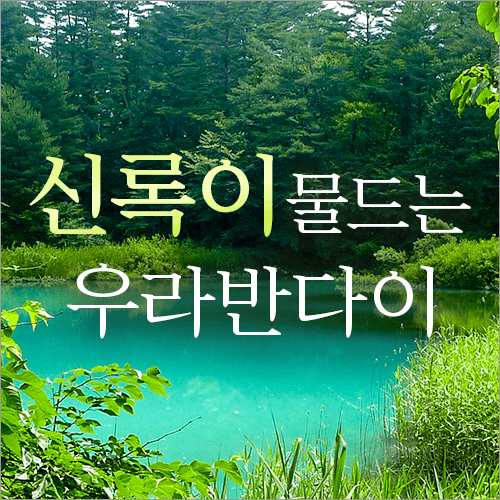 신록이 물들이는 우라반다이