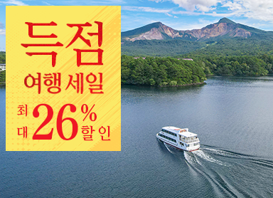 【득 여행 응원 세일】최대 26%OFF! 히라하라 호수 관광선 티켓 포함