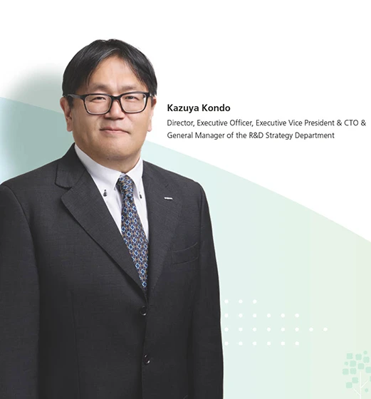 Executive Vice President and CTO Kazuya Kondo