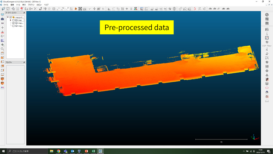 Pre-processing data