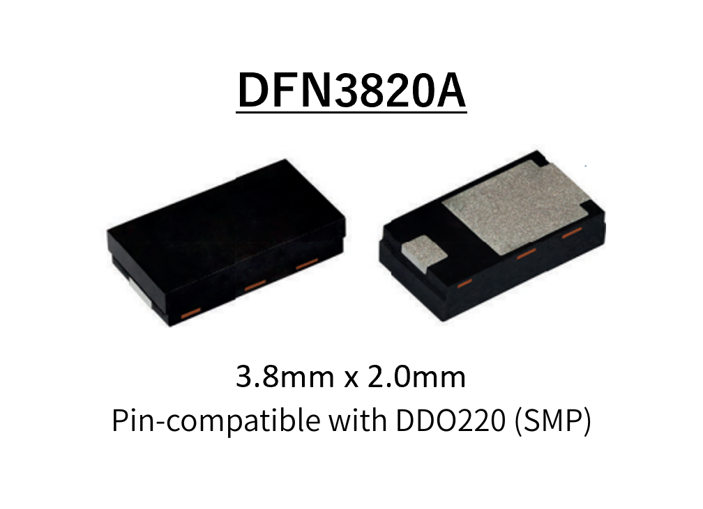 Image of Vishay DFN3820A Pin compatible with DDO220 (SMP)