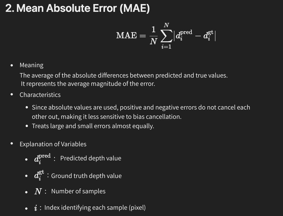 2. Image of Mean Absolute Error (MAE)