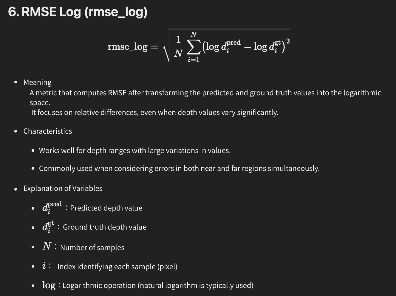 6. Image of RMSE Log (rmse_log)