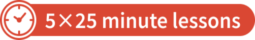 25 minutes each time, 4 times a month