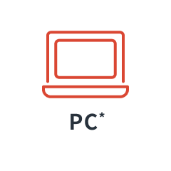 PCs, tablets, and smartphones