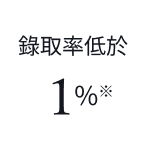 採用率低於 1