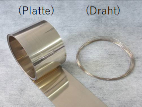 Formen von aktives Metallhartlot: gewalzte Materialien und Draht