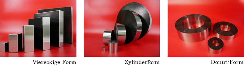 [FORM DES METALL-HONIGWABEN-KATALYSATORS] QUADRATISCH, RUNDE UND DONUT