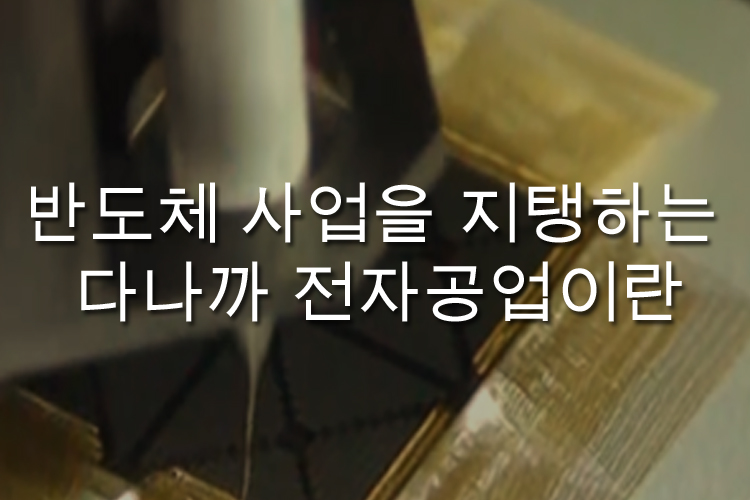 반도체 산업을 지원하는 다나까전자공업 이란