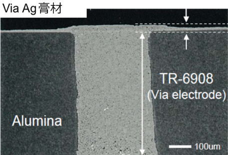 通过浆料结构