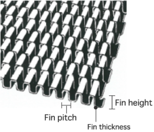 イメージ：コルゲートフィン
