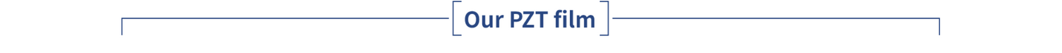 Our PZT film