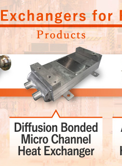 Diffusion Bonded Micro Channel Heat Exchanger
