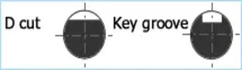 Reference diagram of shaft shape