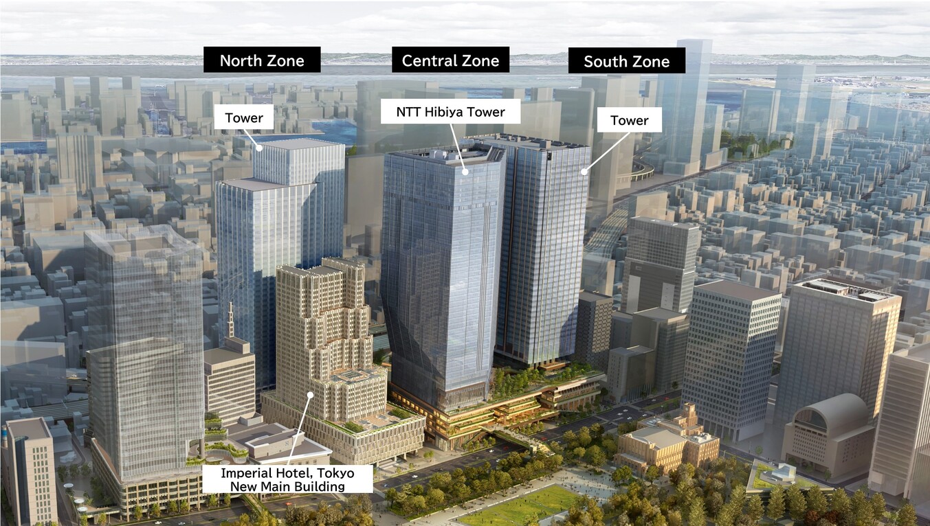 Artist’s rendering of “HIBIYA CROSSPARK”