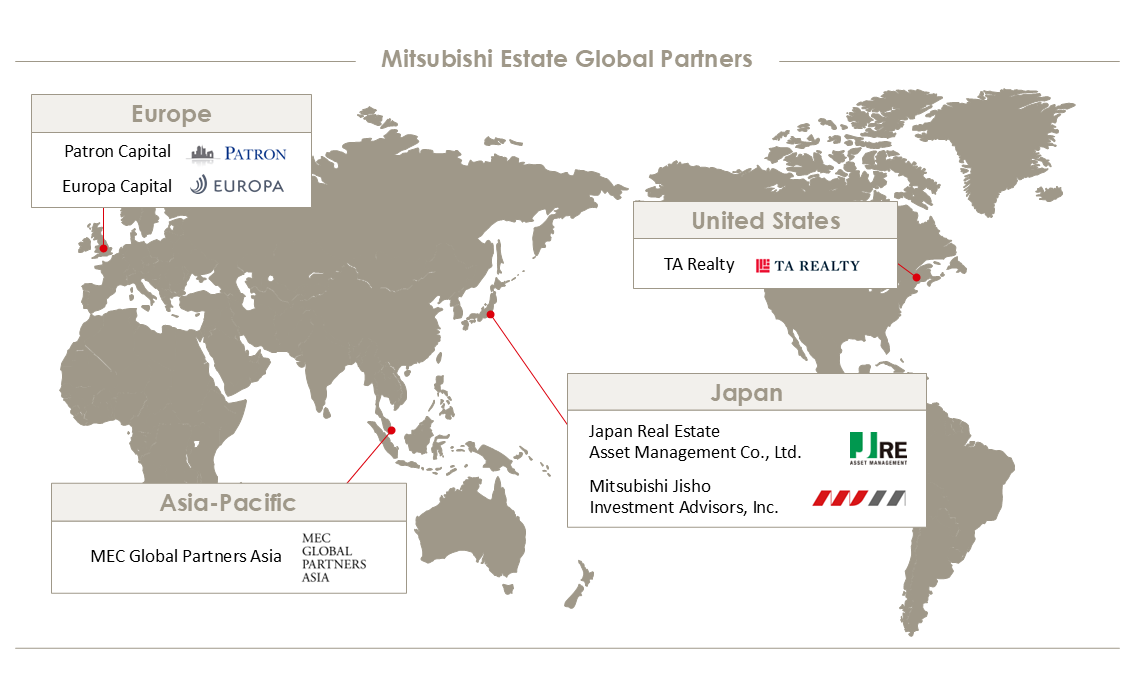 Mitsubishi Estate Group World Map