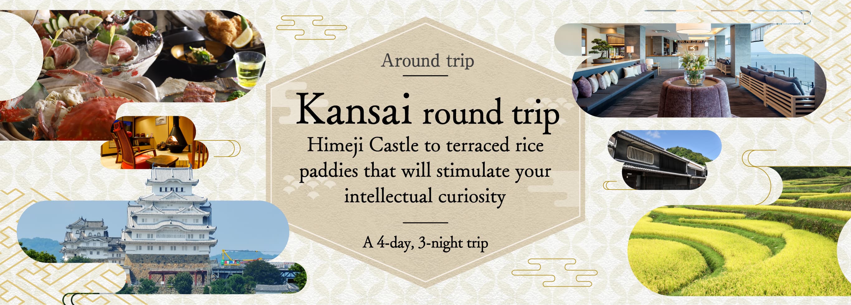 Recorrido nacional por Kansai Tour Curso 6 Día 1