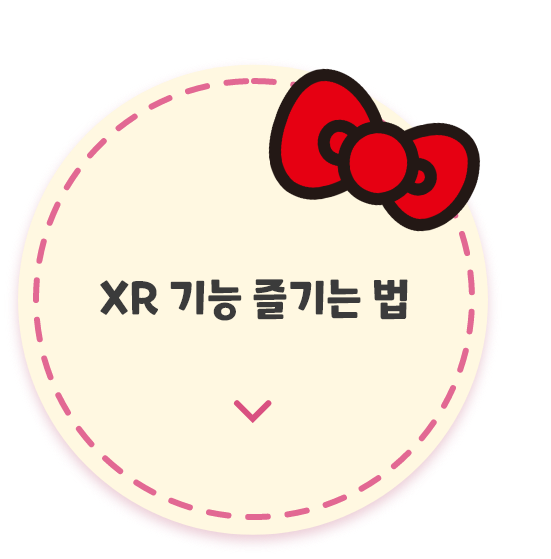 XR 기능을 즐기는 방법