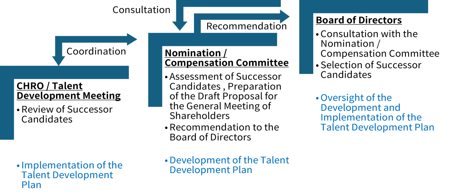 Succession Plan Procedure Diagram